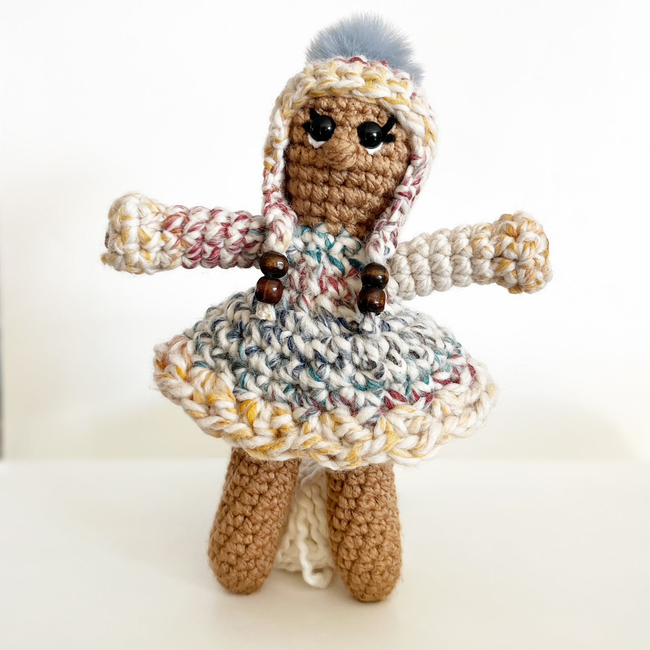 Winter Multi-Gray Doll